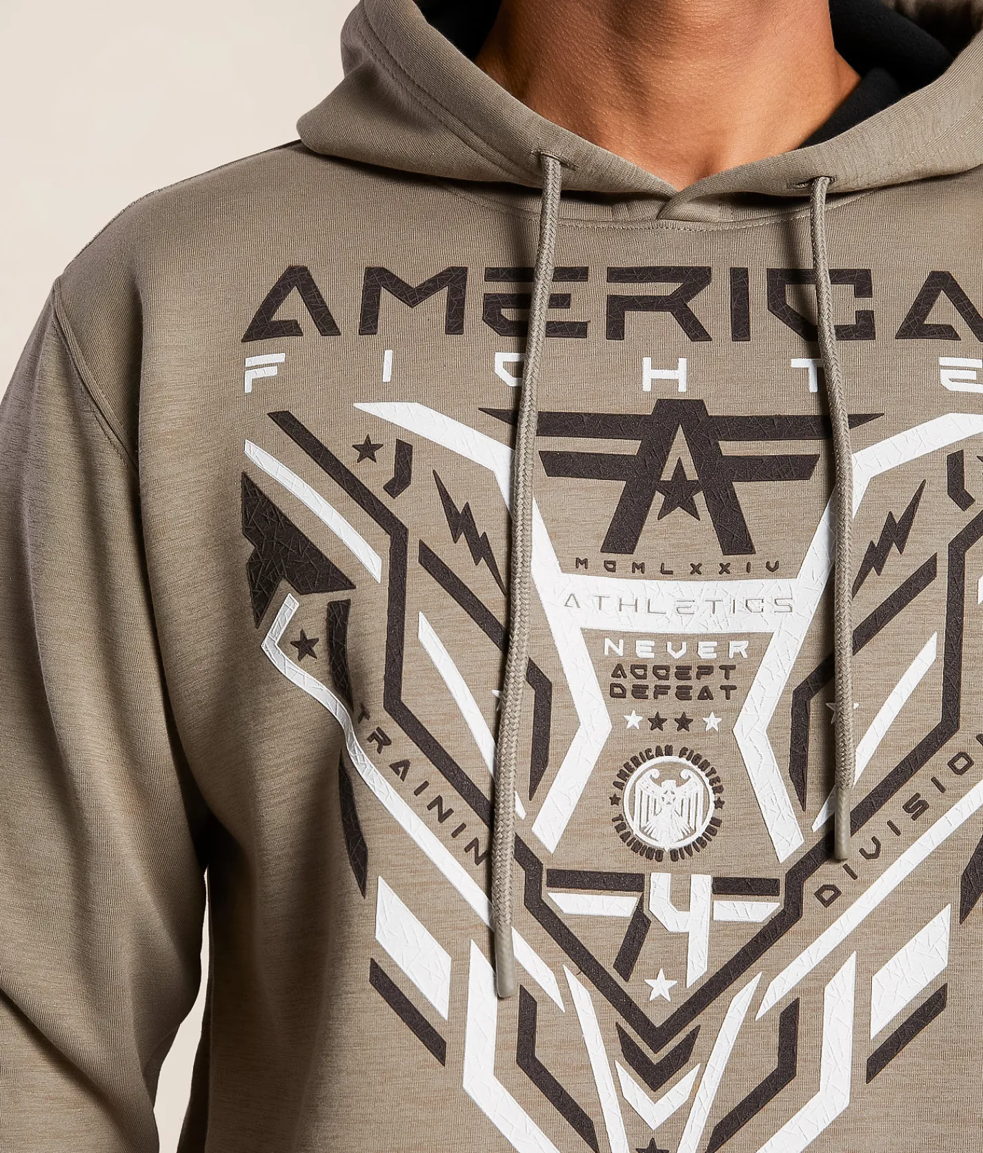 Tops | American Fighter Ballard Hooded Sweatshirt Desert Taupe