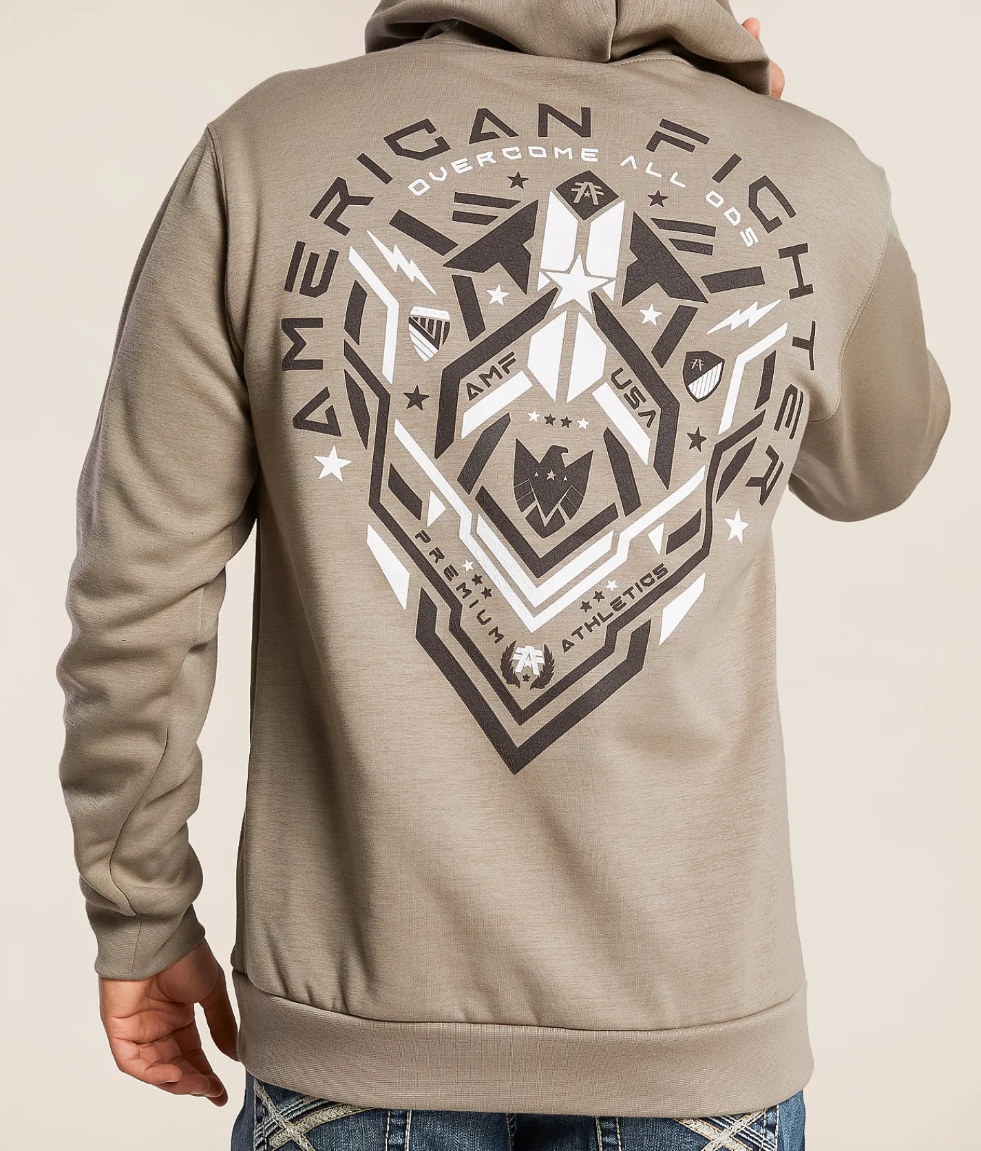 Tops | American Fighter Ballard Hooded Sweatshirt Desert Taupe