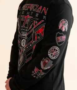 American Fighter Ballard T-Shirt Black Clearance