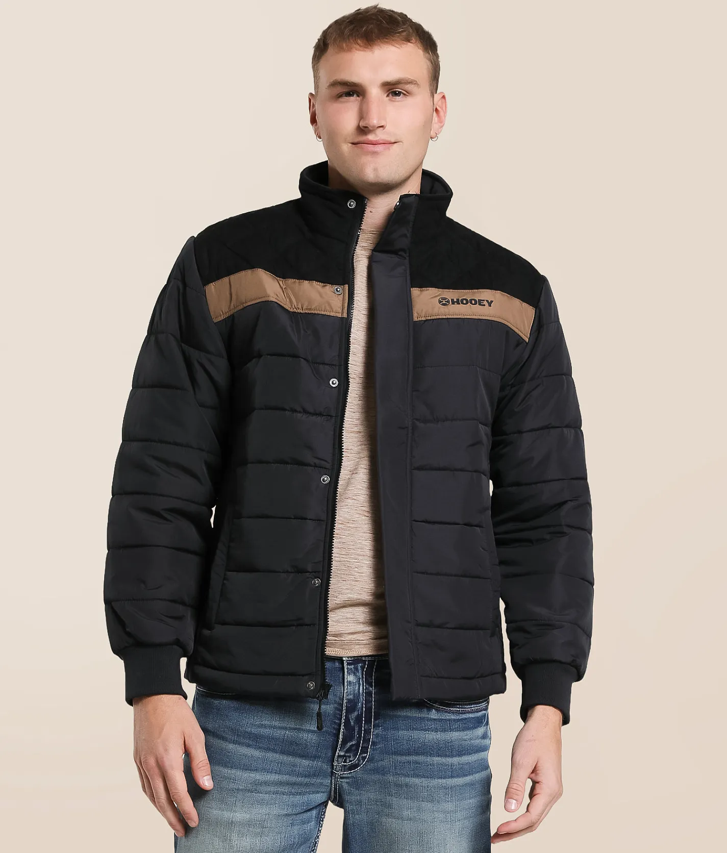 Tops|Coats & Jackets | Hooey Banff Puffer Jacket Black