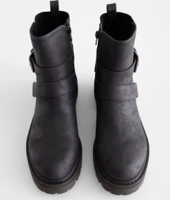 Shoes | Bullboxer B-52 Ankle Lug Boot Black