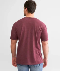 Graphic T-Shirts | Kimes Ranch Banner T-Shirt Heather Maroon