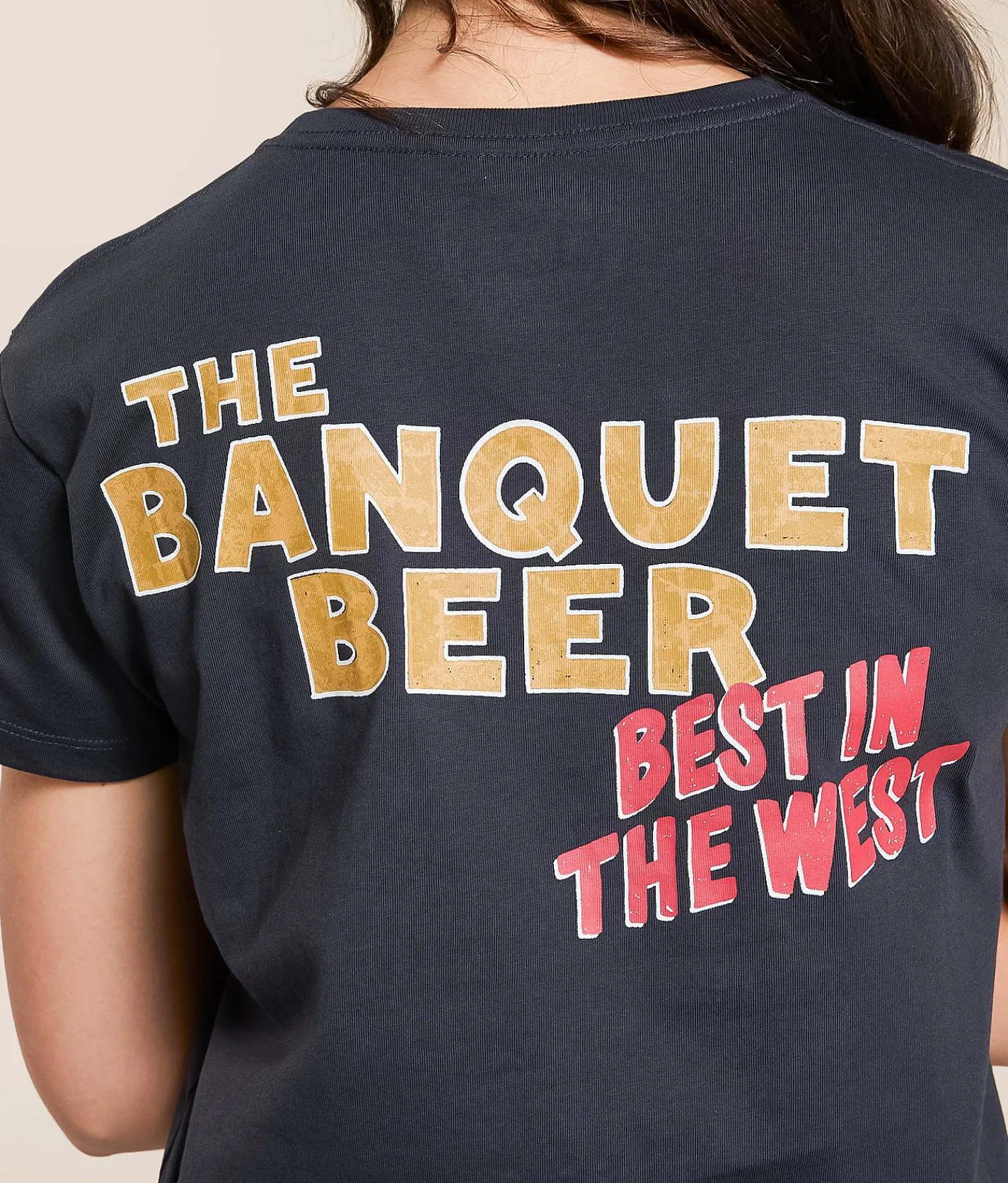 Wrangler® x Coors® Banquet Cowboy T-Shirt Washed Black Clearance