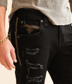 Rock Revival Jeans|Bottoms | Rock Revival Baran Straight Stretch Jean Baran J200