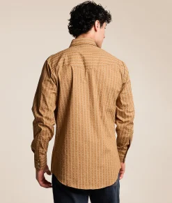Tops | Ely Cattleman Barbwire Shirt Gold