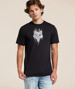 Tops|Graphic T-Shirts | Fox Bark T-Shirt Black