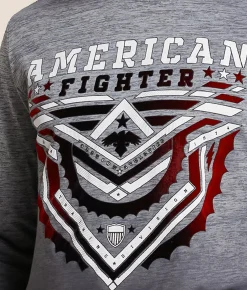 Tops|Graphic T-Shirts | American Fighter Barnhill T-Shirt Heather Grey Tetris