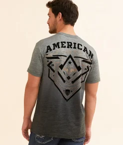 Graphic T-Shirts | American Fighter Barnhill T-Shirt Sage Dark Sage