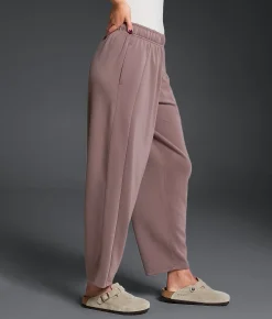 Buckle Black Barrel Leg Pant Deep Taupe Clearance