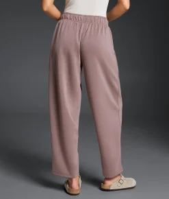 Buckle Black Barrel Leg Pant Deep Taupe Clearance