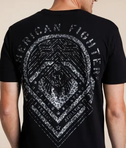 American Fighter Barton T-Shirt Black Discount
