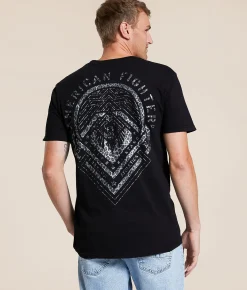 American Fighter Barton T-Shirt Black Discount