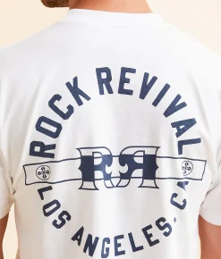 Graphic T-Shirts | Rock Revival Barton T-Shirt White