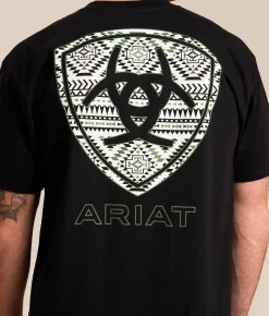 Tops|Graphic T-Shirts | Ariat Basis Serape T-Shirt Black