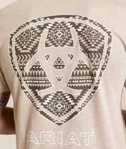Tops|Graphic T-Shirts | Ariat Basis Serape T-Shirt Brindle Heather