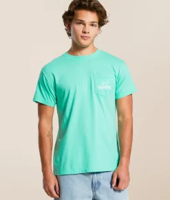 Fieldstone Bass Boat Speeding T-Shirt Biscay Green Online
