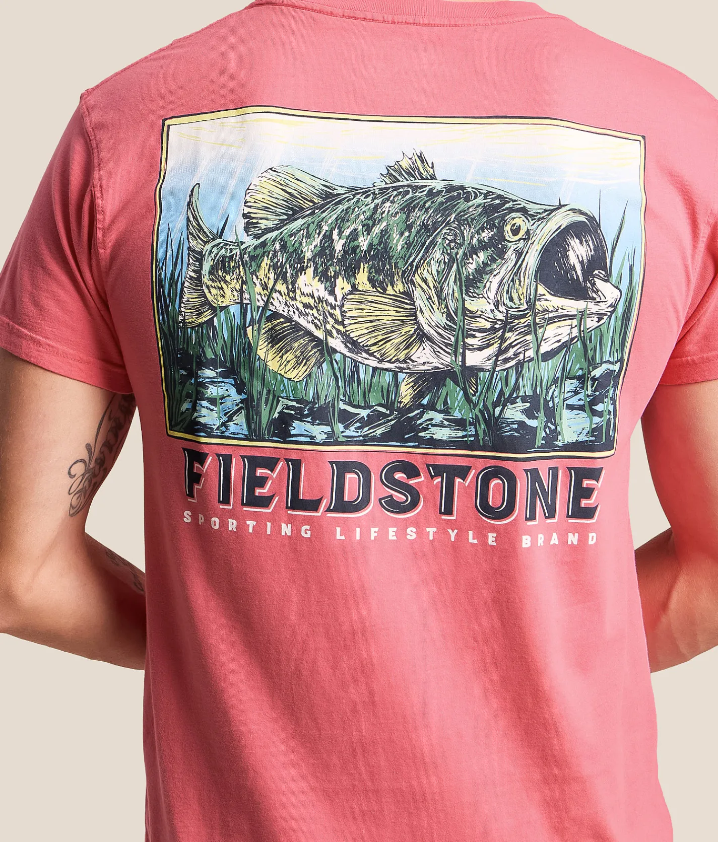 Fieldstone Bass Box T-Shirt Crunchberry Best