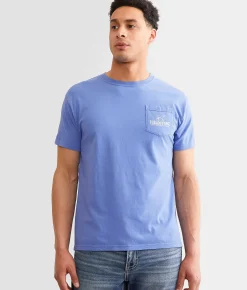 Graphic T-Shirts | Fieldstone Bass Breach T-Shirt Flo Blue