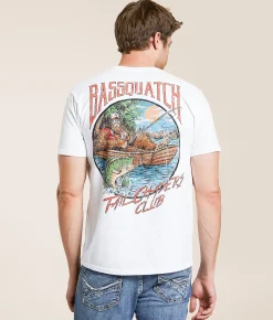 Tail Chasers Club Bassquatch T-Shirt White
