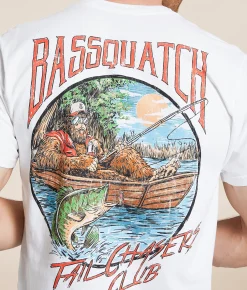 Tail Chasers Club Bassquatch T-Shirt White