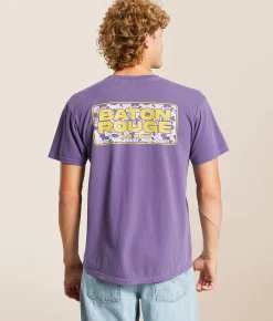 Tops|Graphic T-Shirts | Old Row Baton Rouge T-Shirt Purple