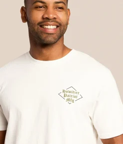 Tops|Graphic T-Shirts | Howitzer Battleborn T-Shirt Antique White