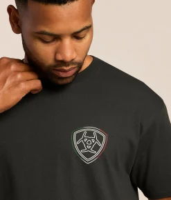 Tops|Graphic T-Shirts | Ariat Battle T-Shirt Vintage Black