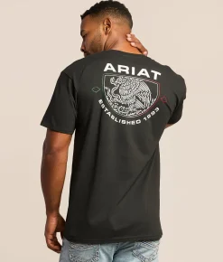 Tops|Graphic T-Shirts | Ariat Battle T-Shirt Vintage Black
