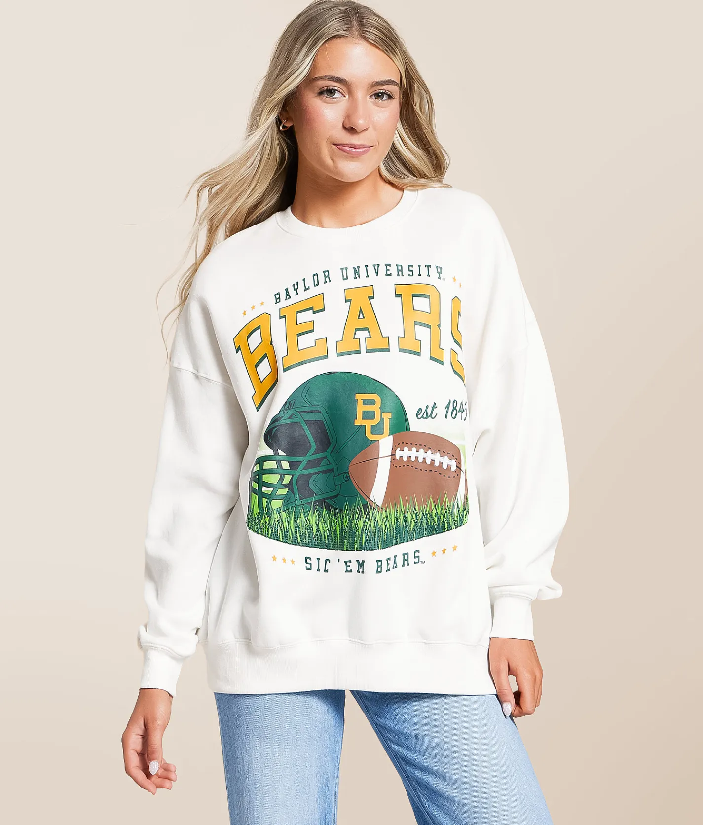 Tops | Gameday SOCIAL® Baylor Bears Pullover White
