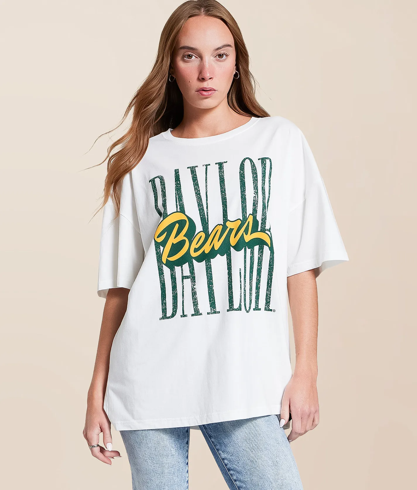 Gameday SOCIAL® Baylor Bears T-Shirt White Discount