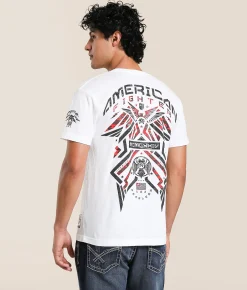 Tops|Graphic T-Shirts | American Fighter Baytown T-Shirt White
