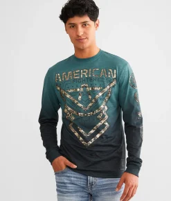 Graphic T-Shirts | American Fighter Bay View T-Shirt Sea Pine June Bug