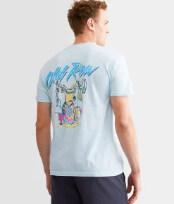 Old Row Beach Party Buck T-Shirt Chambray Sale
