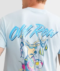 Old Row Beach Party Buck T-Shirt Chambray Sale