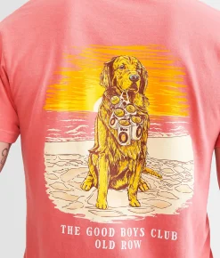 Tops|Graphic T-Shirts | Old Row Beach Retriever T-Shirt Watermelon