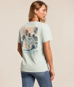 Salt Life Beach Van T-Shirt Fresh Mint Best