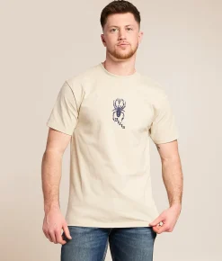 Tops|Graphic T-Shirts | Brixton Beasley T-Shirt Cream