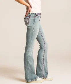 True Religion Becca Boot Stretch Jean California Poppy Hot