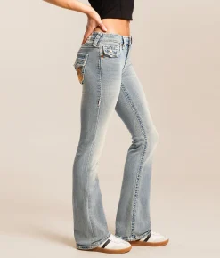 True Religion Becca Mid-Rise Boot Stretch Jean Faded Heat
