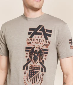American Fighter Bedford T-Shirt Desert Taupe New