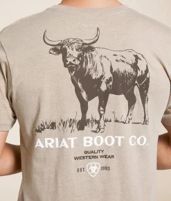 Tops|Graphic T-Shirts | Ariat Beefy Boy T-Shirt Brindle Heather