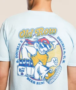 Graphic T-Shirts | Old Row Beer Run T-Shirt Chambray