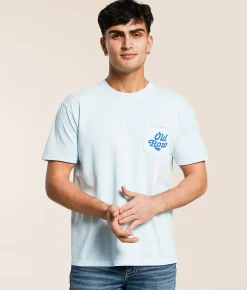 Graphic T-Shirts | Old Row Beer Run T-Shirt Chambray