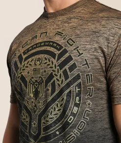 Graphic T-Shirts | American Fighter Belgrade T-Shirt Bistre Black
