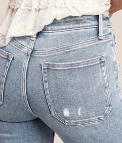 Jeans|Bottoms | VERVET by Flying Monkey Bella High Rise Flare Stretch Jean Sprightly