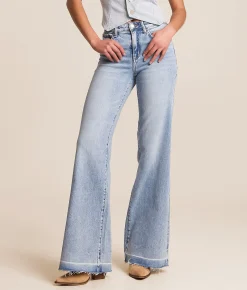VERVET by Flying Monkey Bella High Rise Flare Stretch Jean Fun Loving Best
