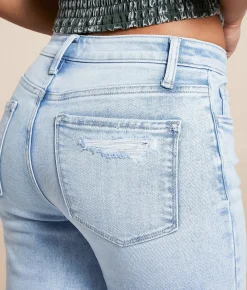 VERVET by Flying Monkey Bella High Rise Flare Stretch Jean Canty New
