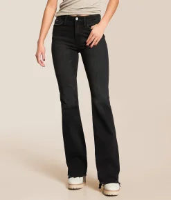 Jeans|Bottoms | VERVET by Flying Monkey Bella High Rise Flare Stretch Jean Calm