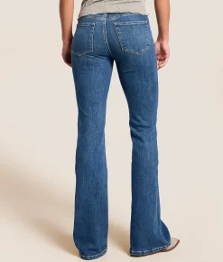 VERVET by Flying Monkey Bella High Rise Flare Stretch Jean Authenticity Best