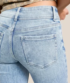 VERVET by Flying Monkey Bella Mid-Rise Flare Stretch Jean Togetherness Best